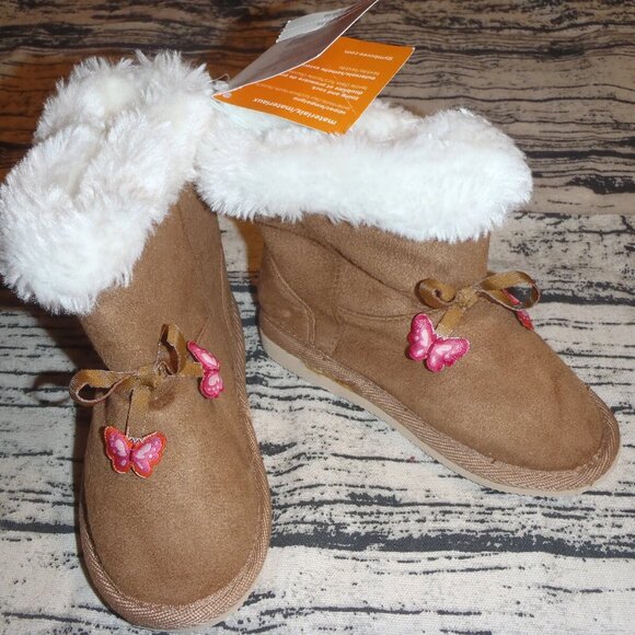 Gymboree Butterfly Girl Size 8 Girls Kids Boots NWT - Picture 2 of 2